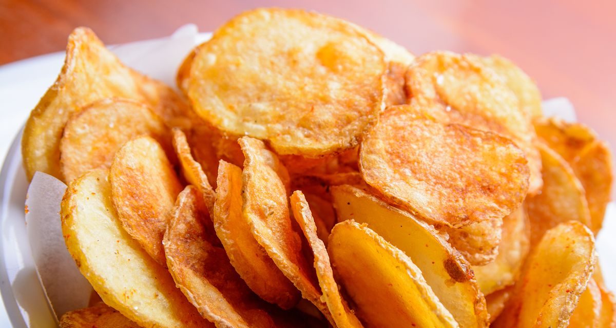 Patatine Chips al microonde